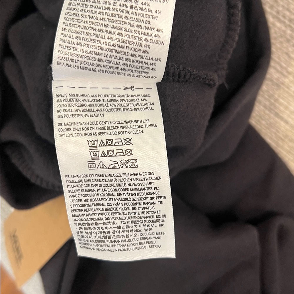 NWT Vans Shining Black Full-Zip Hoodie - Picture 12 of 12